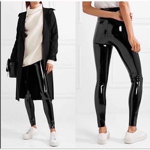 Commando Faux Patent Leather Perfect Control Legging Size Small.